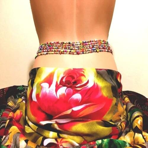 2019 6-pieza de moda hecho a mano arroz pulsera de cuentas de cadena de la cintura de doble uso, regalo de chica de ventas direc