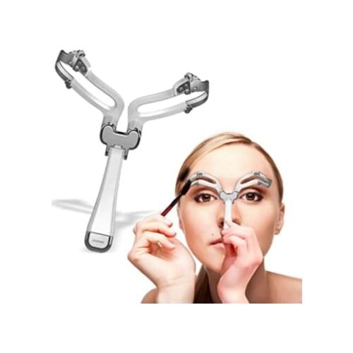 3 in1 Reusable Adjustable Eyebrow Stencil Makeup Shaper Eye Brow Model Template Helper Eyebrows Card Styling Tools Gift Dropship