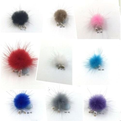 5pcs Fluffy Plush Ball 3D Nail Art Decorations Soft Magnetic 16 Color Nail Ornaments Jewelry DIY Nail Supplies Decoration