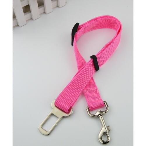 50 Pieces/Lot)New Adjustable Soft Nylon Dog Pet Car Travel Safety Puppy Cat Seat Belt