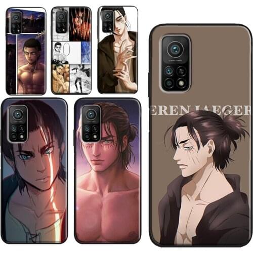 Eren Yeager Attack on Titan Case For POCO M3 F1 F2 F3 X3 Pro Cover For Xiaomi Mi 11 Lite Note 10 Mi 11 Ultra 10T Pro