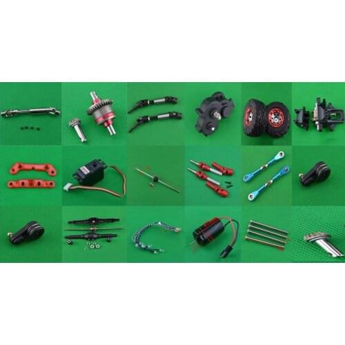 JJRC Q39 Q40 Feiyue FY-01 FY-02 FY-03 metal upgrade accessories differential swing arm C seat servo drive shaft coupler