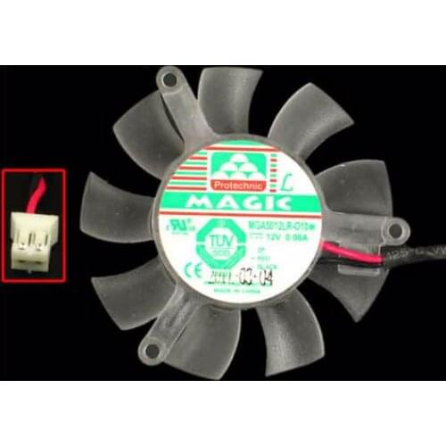MAGIC MGA5012LR-O10 B DC 12V 0.08A 40x40x10mm Server Cooling Fan