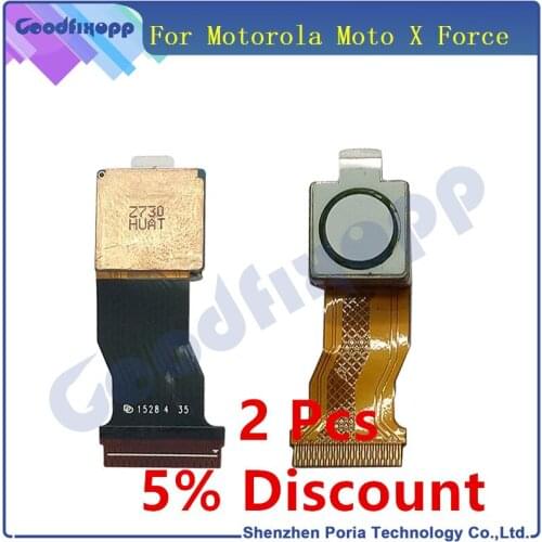 Phone Camera Modules For Motorola Moto X Force XT1580 / DROID Turbo 2 XT1585 Back Rear Camera Big Main Camera Module Flex Cable