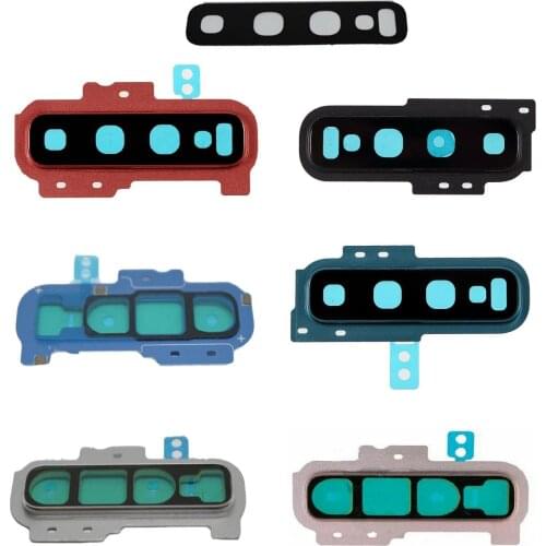 OEM For Samsung Galaxy S10 Plus G975 Back Camera Lens Ring Cover with Glass Lens Black Silver Blue Green Red Yellow