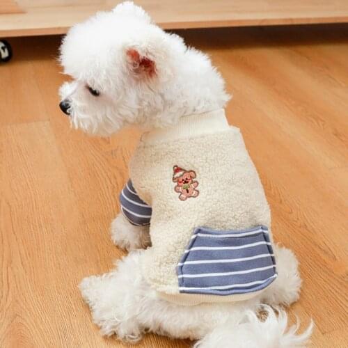 Autumn Winter Pet Dog Clothes for Dogs Thicken Warm Puppy Dog Coat Jacket Outfits Soft Fleece Chihuahua French Bulldog Clothing