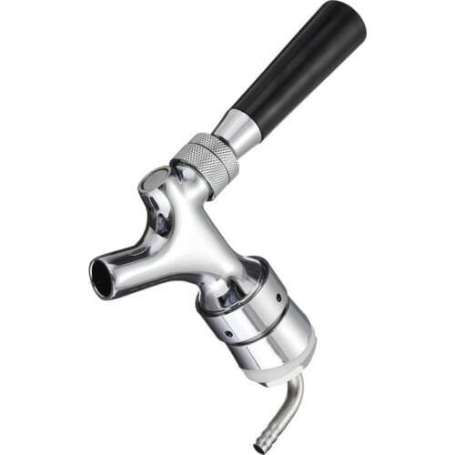 Beer Tap Polished Chrome Draft Beer Faucet With Ball Lock Quick Disconnect Kit Home Brewing Keg Tap