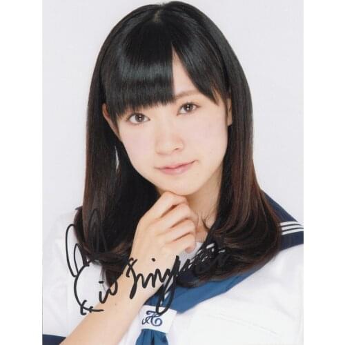 Hand signed NMB48 Watanabe Miyuki autographed original photo 7 inches collection free shipping 032018C