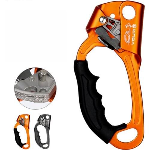 P253 Outdoor hand-type riser, climbing device, rock climbing, climber, rope-climbing device, Left hand climbing device