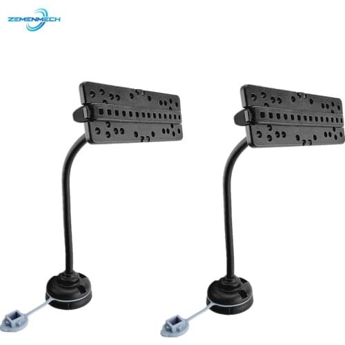 2PCS 360 Degree Swivel Universal Marine Kayak Electronic Fish Finder Mount Base GPS Plate Rotating Boat GPSMAP Supportor Marine
