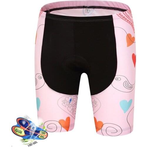 2021 New Cycling Shorts Women Summer Bicycle Shorts 19D Gel Coolmax Pad Outdoor MTB Girls Ropa Ciclismo Riding Bike Short Pants
