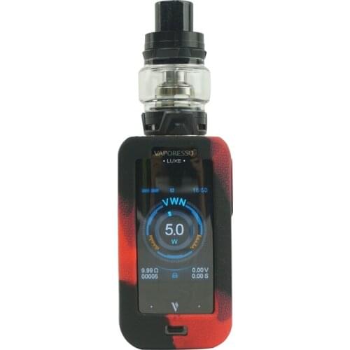 Protective silicone case for Luxe 220w texture skin soft rubber sleeve wrap cover 5pcs