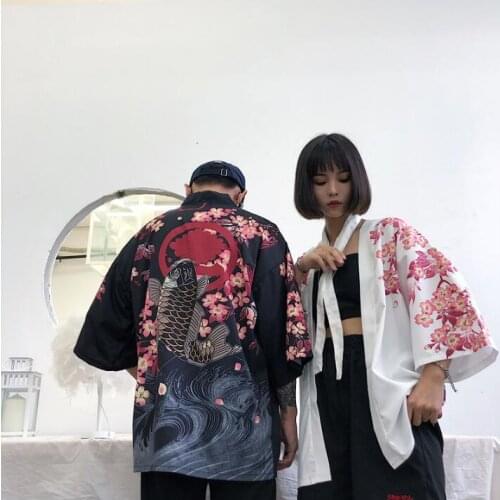 Woman Cardigan Coat Japanese Kimono Summer Cardigan Kimono Yukata Woman Loose Sweet Costume