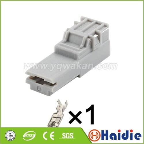 5sets 1pin Auto cable wiring unsealed plug electric female connector