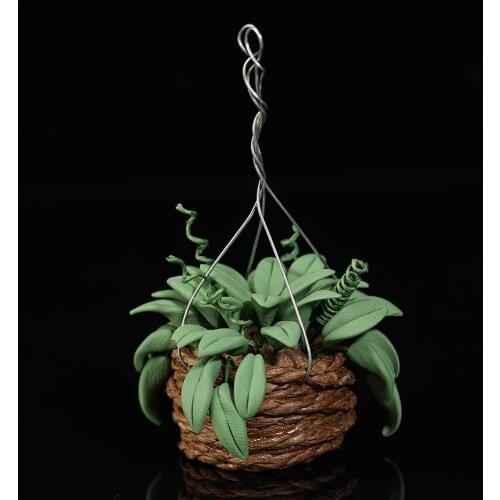 Doll House Accessories 1/12 Dollhouse Miniature Accessories Decoration Simulation Toys Plant Potted Model Home Flower E5Q6