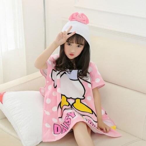 Disney Bath Towel Child Beach Towel Mickey Minnie Donald Duck Daisy Winnie the Pooh Lightning McQueen Cartoon Boy Girl Gift