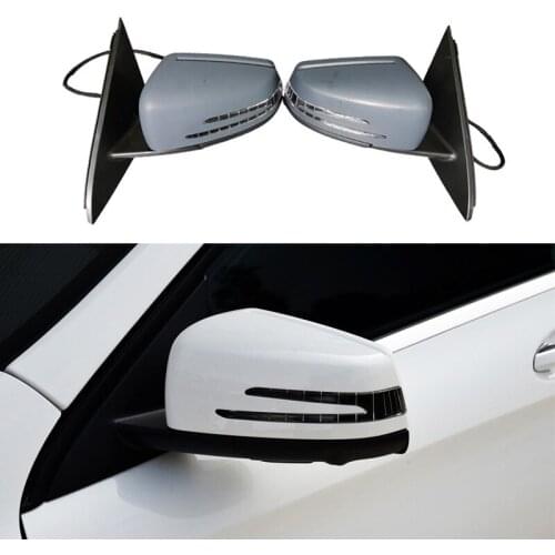 For Mercedes-Benz GLA W156 H247 2015-2021 Rear View Lens Car Outside Rearview Mirror Exterior Turn Signal Mirror Assembly