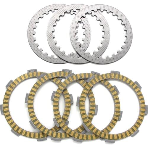 Motorcycle Clutch Friction Disc Plate Kit For Yamaha ATV YFM125R RAPTOR 125 XT125X XT125R YBR125 Custom Motorcycles Accessories