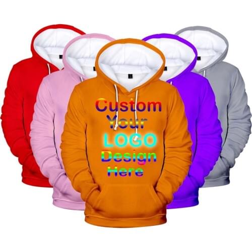 Personalized Customize A Unique Printing Hoodies Fashion Women/Men 3D Sweatshirt We Accept Custom Printed Hoodies With Photos