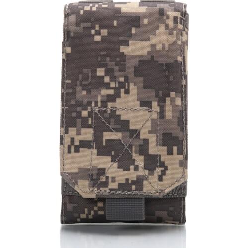 New Men Nylon 1000D Nylon Outdoors MOLLE Army Camouflage Outdoor Bag Sport Military Cover Pouch For Phone Key Wallet M L