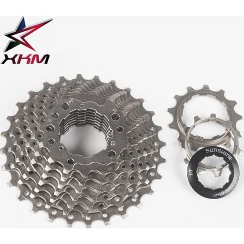 SUNSHINE 9-Speed 11-28T Road Bicycle Freewheel 28T Road Bike Cassette Tool Flywheel Bike Parts Cassette for Shimano SRAM