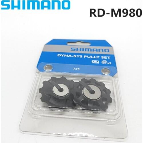 SHIMANO XTR RD-M980 Mountain Bike DYNA-SYS Guide & Tension Pulley Set for RD-M986/M985/M981/M820 Iamok Bicycle Parts