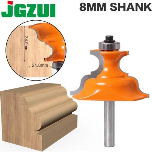 1PC Pedestal Base & Small Furniture Molding Router Bit - 8mm" Shank Line knife Tenon Cutter for Woodworking Tools