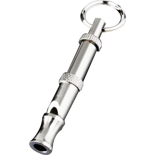 1 piece of stainless steel pet whistle dog training adjustable whistle whistle puppy dog whistle pet supplies