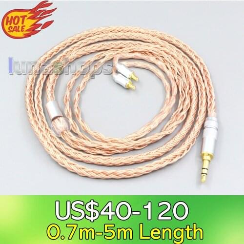 LN006739 16 Core 99% 7N OCC Earphone Cable For Audio Technica ath-ls400 ls300 ls200 ls70 ls50 e40 e50 e70 312A