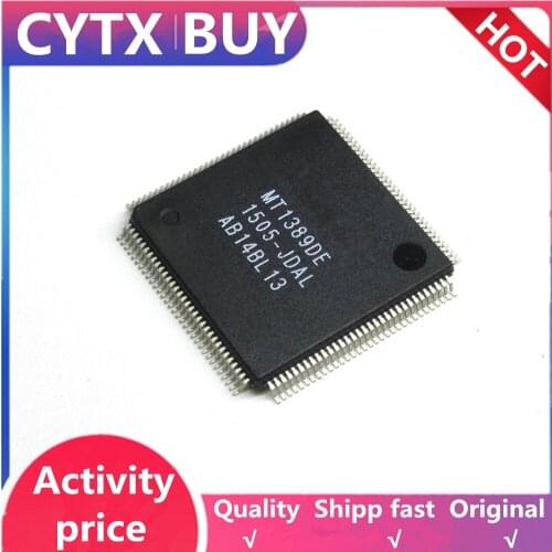 2PCS MT1389 MT1389DE-JDAL MT1389DE QFP Chipset LCD CHIP IC IN STOCK