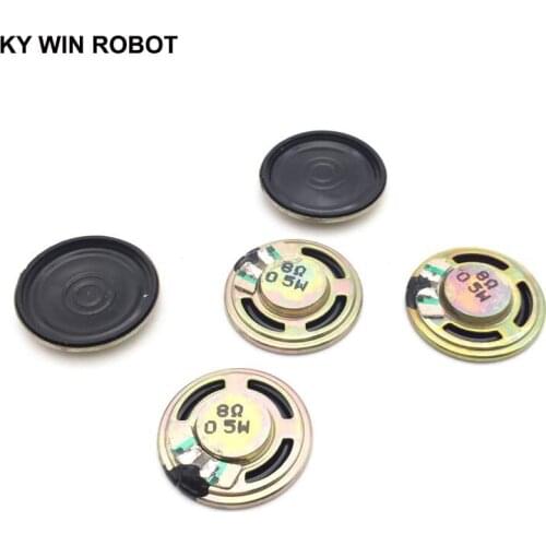 5pcs/lot New Ultra-thin Mini speaker 8 ohms 0.5 watt 0.5W 8R speaker Diameter 23MM 2.3CM thickness 5MM