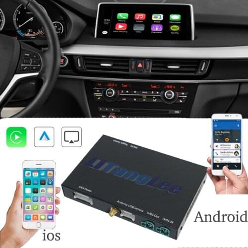 Car Camera Carplay Decoder Adapter For BMW X5 X5M F15 F85 NBT EVO Mirror Link Display Android Auto Play 360 BirdView