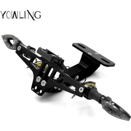 For HONDA Cb500x XR250 Cbr250r Xr 250 Cbr650f Vfr800 NC700 NC700X NC750X Motorcycle License Plate Bracket Licence Plate Holder