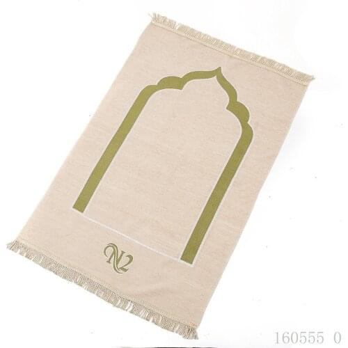 Drop Shipping Prayer blanket Kneeling Polyester Muslim Islam Jacquard Prayer Mat Carpet Non-Slip Prayer Rug 110*70cm