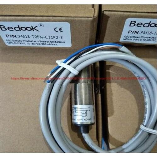 Photoelectric switch FM18-T05N-C31P2-E diffuse reflection NPN normally open plus normally closed sensor
