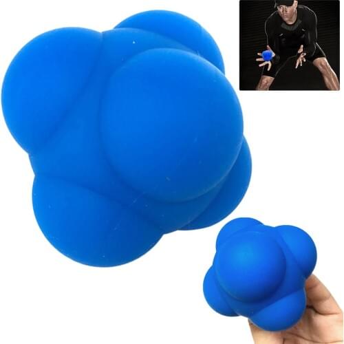 Hexagonal Reaction Ball Agility Training Reaction Ball Coordination Agility Training Reaction Ball Silicone Reflexs Exercise