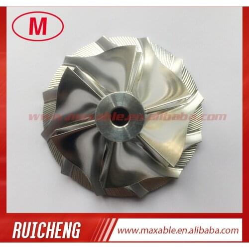 GT15-25 701374-0001/6 41.52/56.02mm 6+6 blades turbo billet/milling/aluminum 2618 compressor wheel for 454191-0001/3/4/5/6/7/8/9