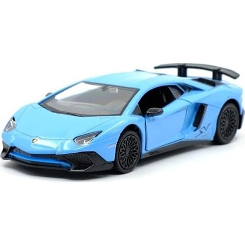 Lamborghini Aventador 1/36 Alloy Vehicle Diecast Pull Back Car Goods Model Toys for Adults Collection Office Home Decoration