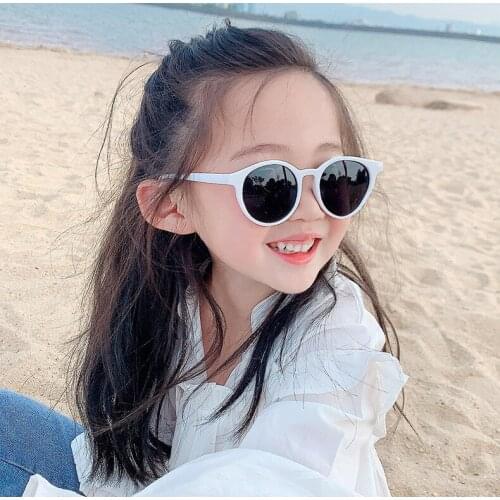 ZAOLIHU Summer Kids Sunglasses Round Design Boys Shades Cute Girls Beach Sun Glasses UV400 Children Eyeglasses Retro Baby Gafas