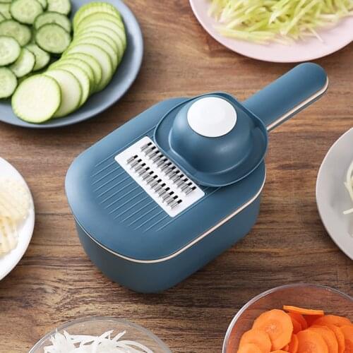 Multi-function Potato Carrot Cucumber Mandoline Slicer Cutter Grater Shredders with Strainer/Kitchen Fruit and Vegetable Tools