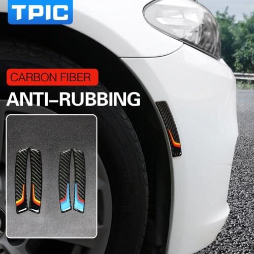 Carbon Fiber Wheel Eyebrow Protector Strip Stickers Universal For BMW E90 E60 F30 F10 Audi A3 A4 Mercedes W204 W205 Accessories