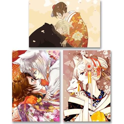 Wall Art Print Painting Home Decor Girl Land God Taoyuan Nana Anime Poster Nordic Modular Pictures Modern Living Room No Frame