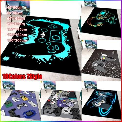 New Gamer Rug Controller Carpet Decoration Home Bedroom Kitchen Mat Rug Doormat Aisle Floor Mat Bath Mats Doormat Home Door Mat