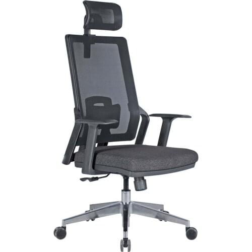 Space Office Riva Meshed Manager Chair-BLACK