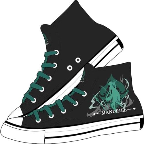 Game Genshin Impact Cosplay Klee Paimon Barbatos Xiao fashion shoes casual college anime cartoon students 4 styles shoes canvas