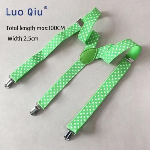 Adults Braces Women/Men Y-back Adjustable Suspender Clip-on Elastic Suspender Children Belts Straps 2.5X100CM