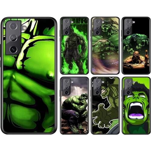 Marvel Avengers Super Hero Hulk For Samsung Galaxy S21 S20FE S10 S10e S9 S8 S7 S6 Ultra Plus Lite Edge 5G Phone Case
