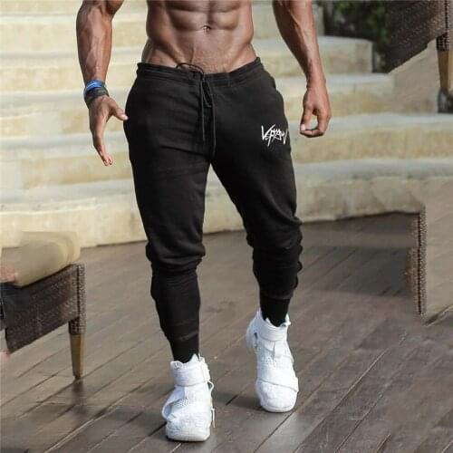 Jogger Sweatpants Men Casual Skinny Cotton Pants Gyms Fitness Workout Trousers Male Spring New Sportswear TrackPants Bottoms