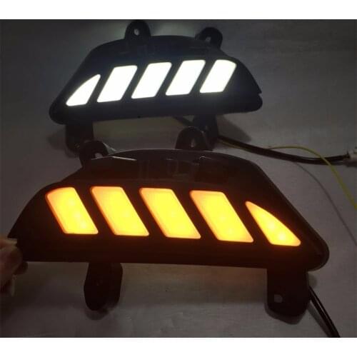 Turn Signal Light and dimming style Relay 12V LED car DRL daytime lights with fog lamp hole for Mazda 3 axela 2014 2015 2016