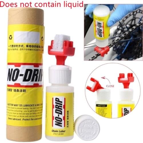 No-Drip Bicycle Chain Oil Bottle Brush 60ml Saving Lubrication Oil Supplements MTB Road Bike Brake Repair Tool